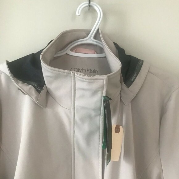 Calvin Klein Women Trench Coat with Belt Beige - Picture 12 of 14